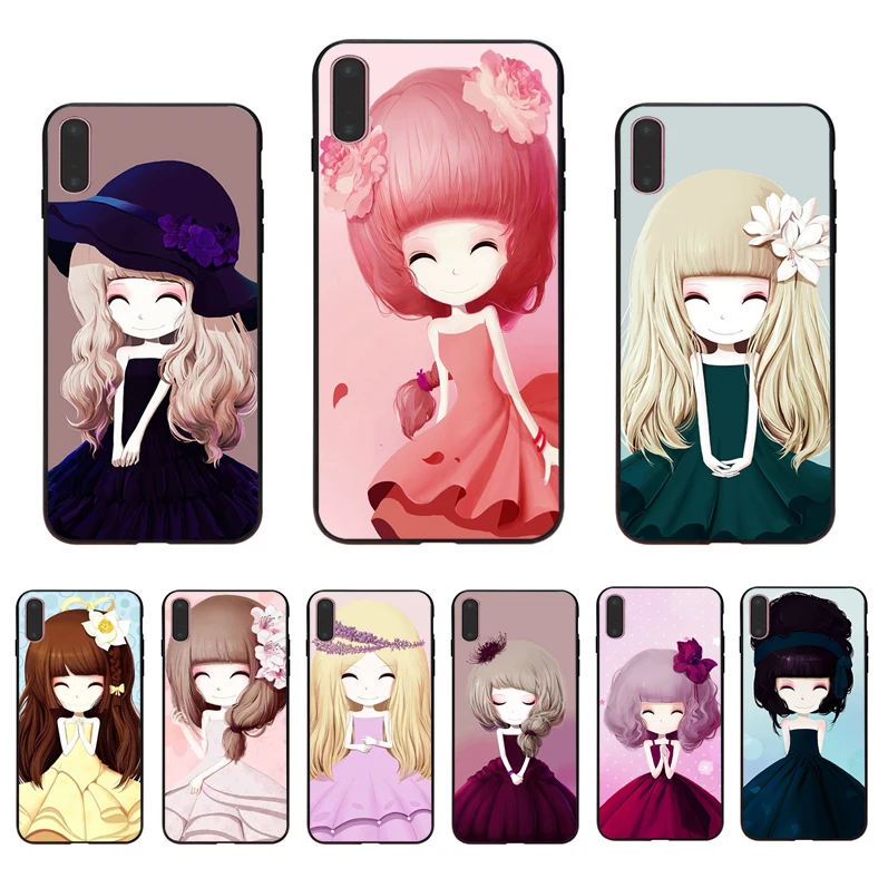 IMIDO Cute little girl design Soft Transparent fitted phone case For iPhone 6 7 8 XR XS X XSmax 7/8/6s/6plus 5 5S SE TPU Shell
IMIDO Cute little girl design Soft Transparent fitted phone case For iPhone 6 7 8 XR XS X XSmax 7/8/6s/6plus 5 5S SE TPU Shell