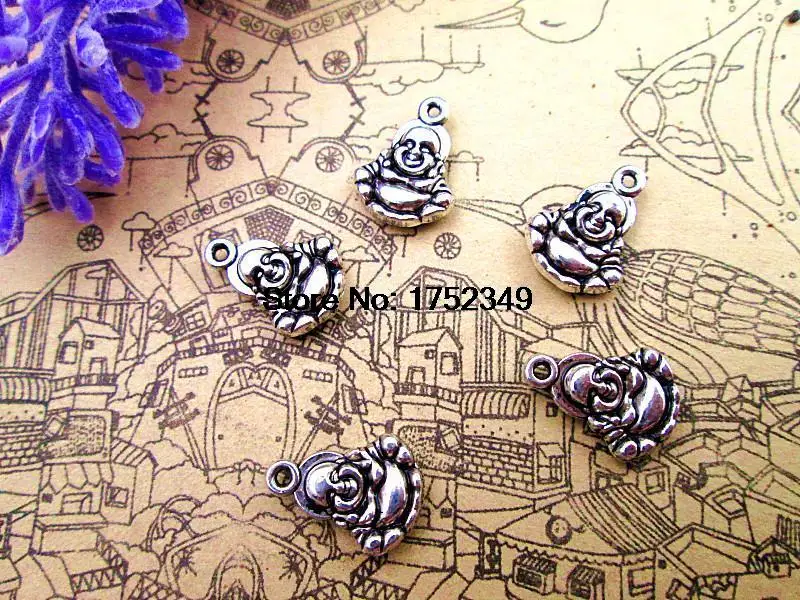 125pcs Tiny Buddha Charms Buddha Pendants Antiqued Silver Doubled sided 10 x 14mm
125pcs Tiny Buddha Charms Buddha Pendants Antiqued Silver Doubled sided 10 x 14mm