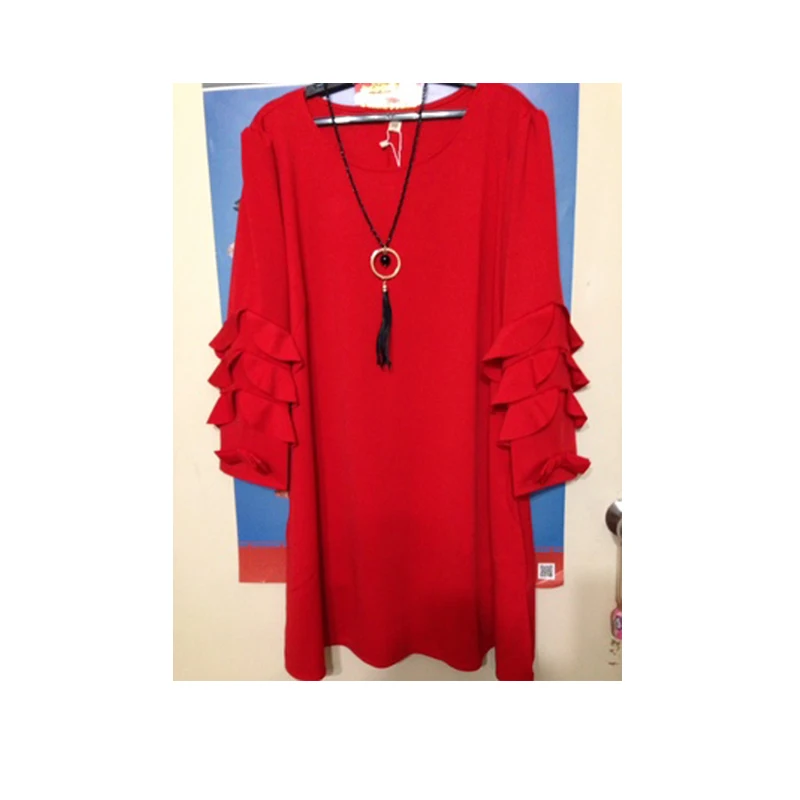 Plus size 5XL Women's Dress 2019 Female Spring New Fashion Elegant Party Slim O-Neck Loose Seven-Quarter Sleeve Dress Vestidos
Plus size 5XL Women's Dress 2019 Female Spring New Fashion Elegant Party Slim O-Neck Loose Seven-Quarter Sleeve Dress Vestidos