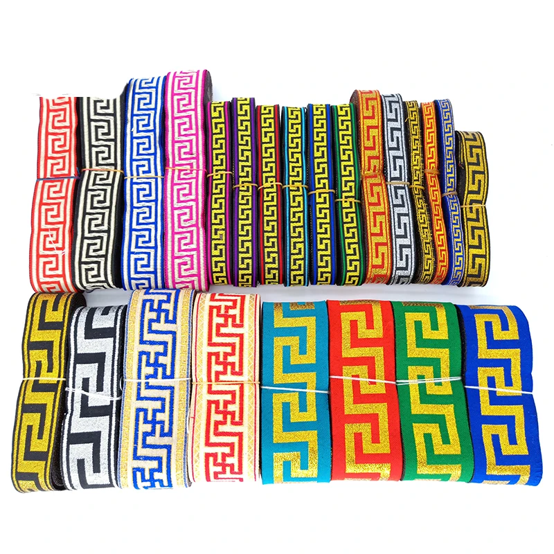Great Wall Lace auspicious fretwork 8YD 10-50mm Woven Jacquard Embroidered Ribbons DIY Apparel Wrapping Trim Sewing Accessories
Great Wall Lace auspicious fretwork 8YD 10-50mm Woven Jacquard Embroidered Ribbons DIY Apparel Wrapping Trim Sewing Accessories
