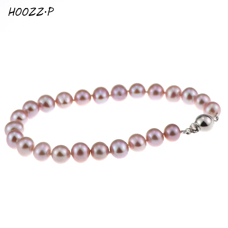 HOOZZ.P 6-7mm Lavender Freshwater Round Cultured Pearl Bracelet AAA Quality for Women's Gift
HOOZZ.P 6-7mm Lavender Freshwater Round Cultured Pearl Bracelet AAA Quality for Women's Gift