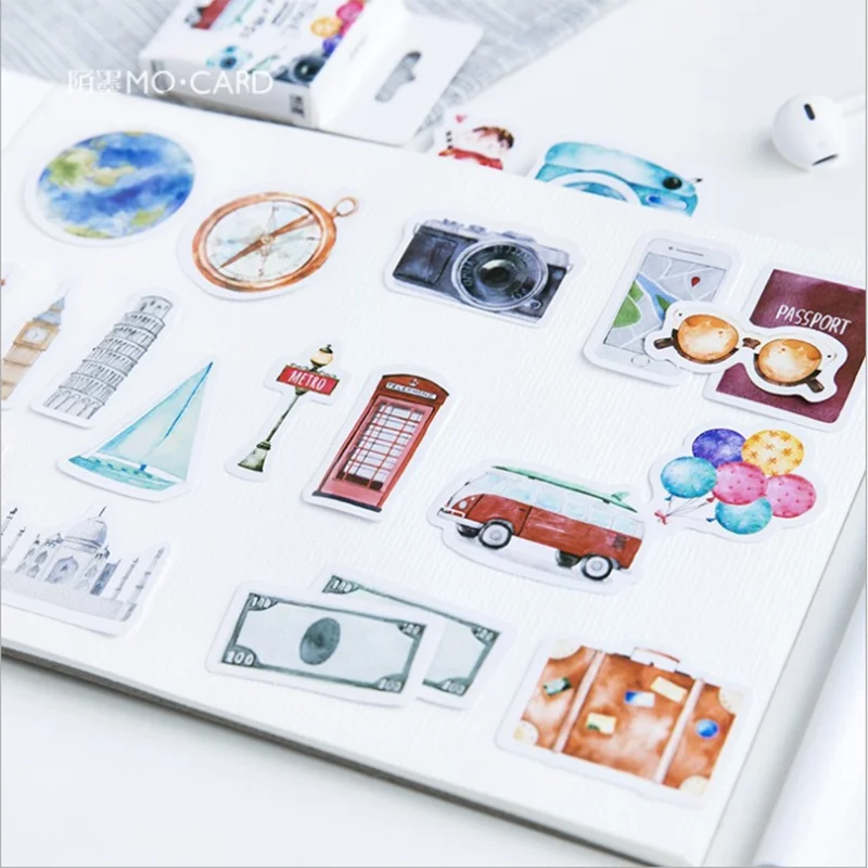 45pcs Travel Kawaii Paper Sticker Decorations Diy Scrapbooking Diary Labels Account Sticker Office For School
45pcs Travel Kawaii Paper Sticker Decorations Diy Scrapbooking Diary Labels Account Sticker Office For School