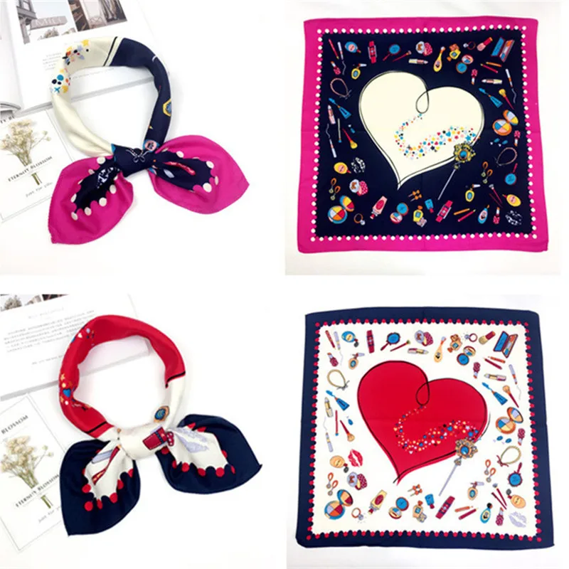 Women Scarf Silk Print Foulard Head Square Bag decorative Scarves Women New Design Shawls 60*60cm Bandana Muslim Hijab
Women Scarf Silk Print Foulard Head Square Bag decorative Scarves Women New Design Shawls 60*60cm Bandana Muslim Hijab