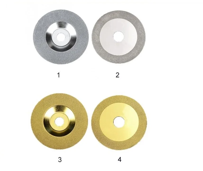 4 Pcs Top Quality 100mm Sliver/Gold Diamond Coated Wheel Disc Sawing Glass Stone Grinding Cutting Tools for Angle Grinder
4 Pcs Top Quality 100mm Sliver/Gold Diamond Coated Wheel Disc Sawing Glass Stone Grinding Cutting Tools for Angle Grinder