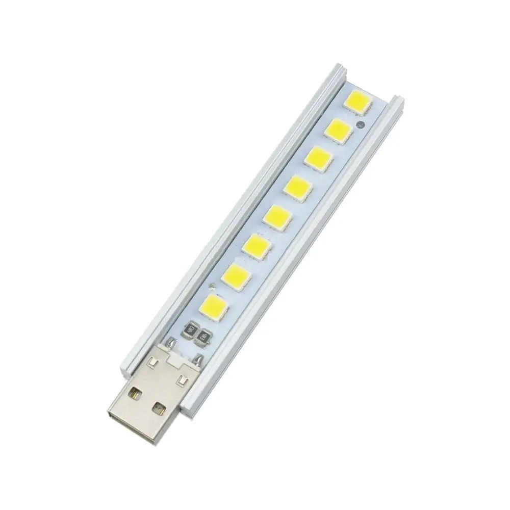 Мобильная мощность 5 В Подсветка USB лампа 8 бусин SMD 5152 LED теплый белый|smd led warm white|smd