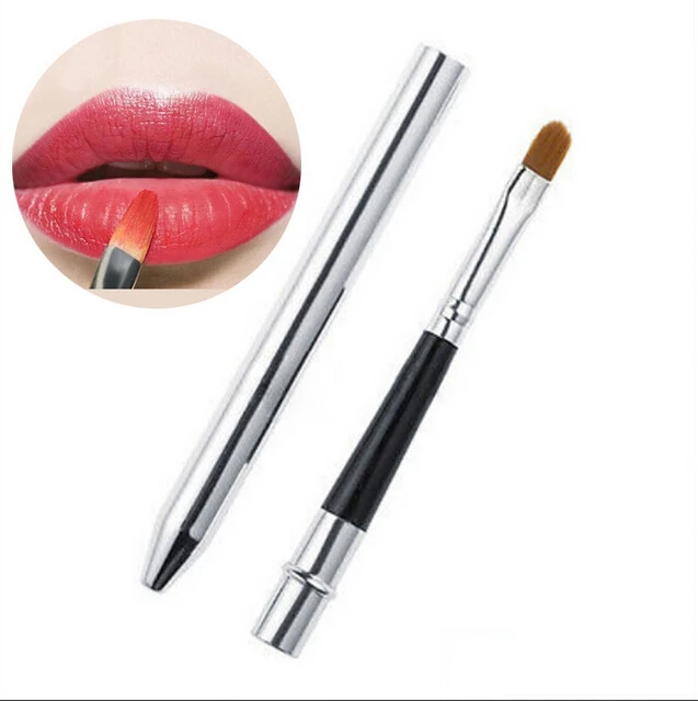 Retail Portable Makeup Lipstick Metal Gloss Lip Brush Professional Salon Cosmetic Brush Home Travel Salon Makeup Accessories
Retail Portable Makeup Lipstick Metal Gloss Lip Brush Professional Salon Cosmetic Brush Home Travel Salon Makeup Accessories