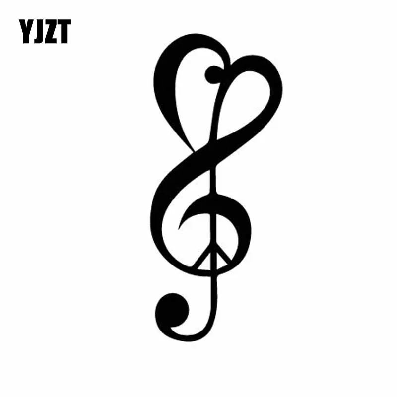 YJZT 6.5CM*15.1CM Music Note Happy Window Vinyl Decal Beautiful Car Sticker Black/Silver C27-0044
YJZT 6.5CM*15.1CM Music Note Happy Window Vinyl Decal Beautiful Car Sticker Black/Silver C27-0044