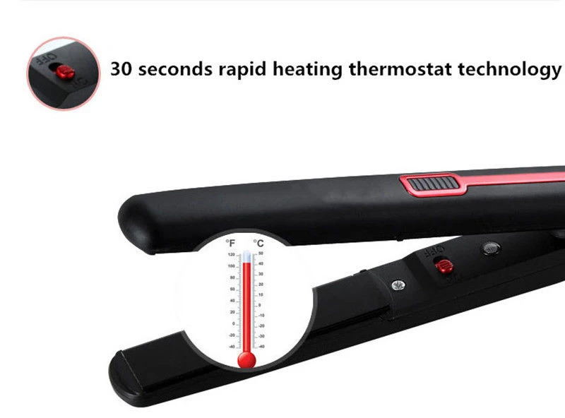 New Hair Straightener Iron Tourmaline Ceramic Straightening Curling Styling Tool | Красота и здоровье