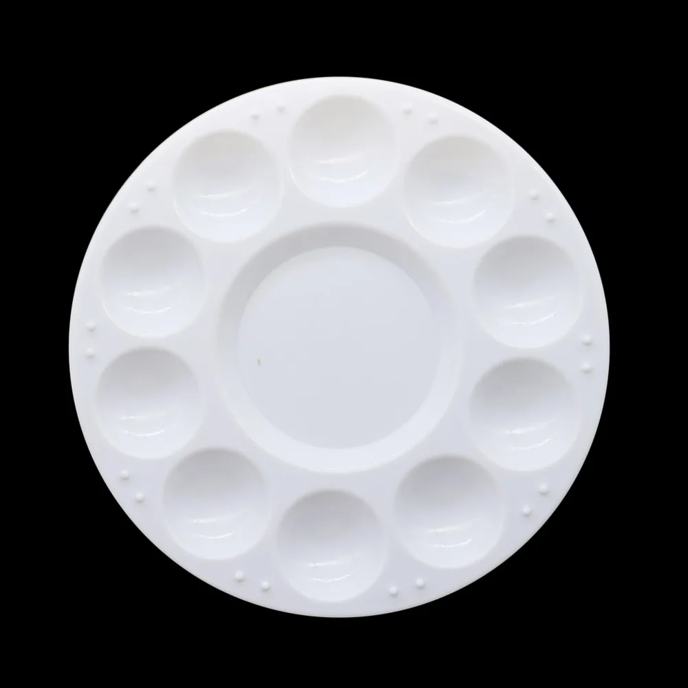 Brand New 10 holes Plastic Palette 17cm Circular Watercolor Pigmentation Art Special Art Supplies Painting Tools
Brand New 10 holes Plastic Palette 17cm Circular Watercolor Pigmentation Art Special Art Supplies Painting Tools
