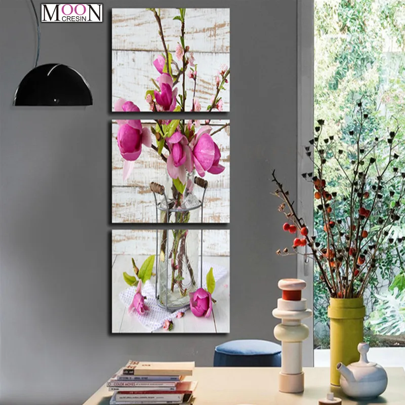 5D DIY Diamond Painting Cross Stitch Vase Triptych Pink Flower Diamond Mosaic Full Square Drill DIY Diamond Embroider Decoration
5D DIY Diamond Painting Cross Stitch Vase Triptych Pink Flower Diamond Mosaic Full Square Drill DIY Diamond Embroider Decoration