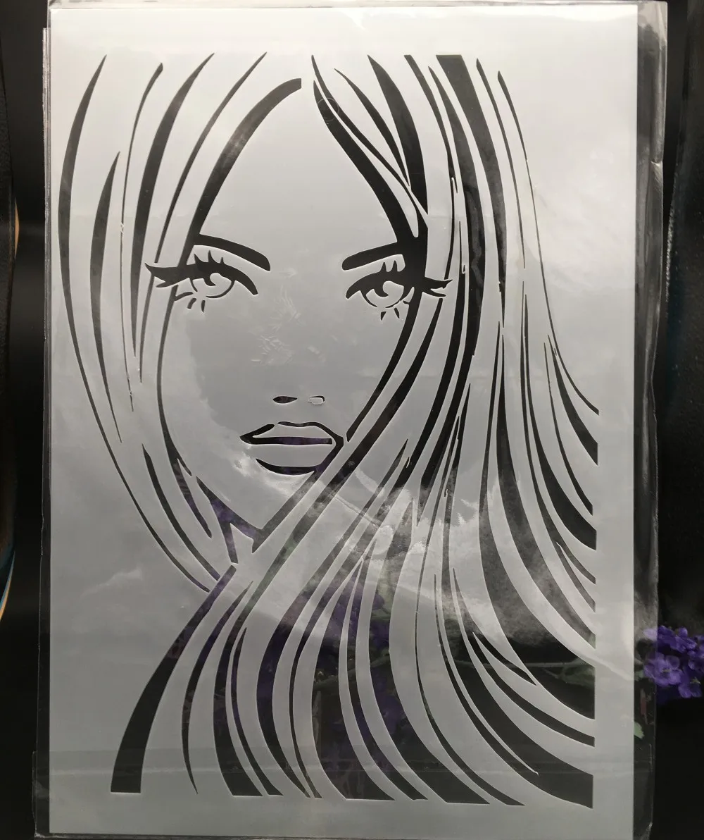 29*21cm A4 Long Hair Girl DIY Layering Stencils Wall Painting Scrapbook Coloring Embossing Album Decorative Card Template
29*21cm A4 Long Hair Girl DIY Layering Stencils Wall Painting Scrapbook Coloring Embossing Album Decorative Card Template