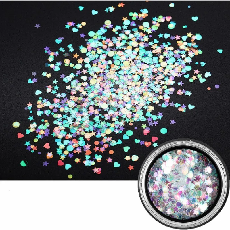 DIY Nail Art Glitter Nail Art Multiple Mixed Sets Glitter Nail Glitter Powder Sequins Powder For Beauty Nail Decoration
DIY Nail Art Glitter Nail Art Multiple Mixed Sets Glitter Nail Glitter Powder Sequins Powder For Beauty Nail Decoration