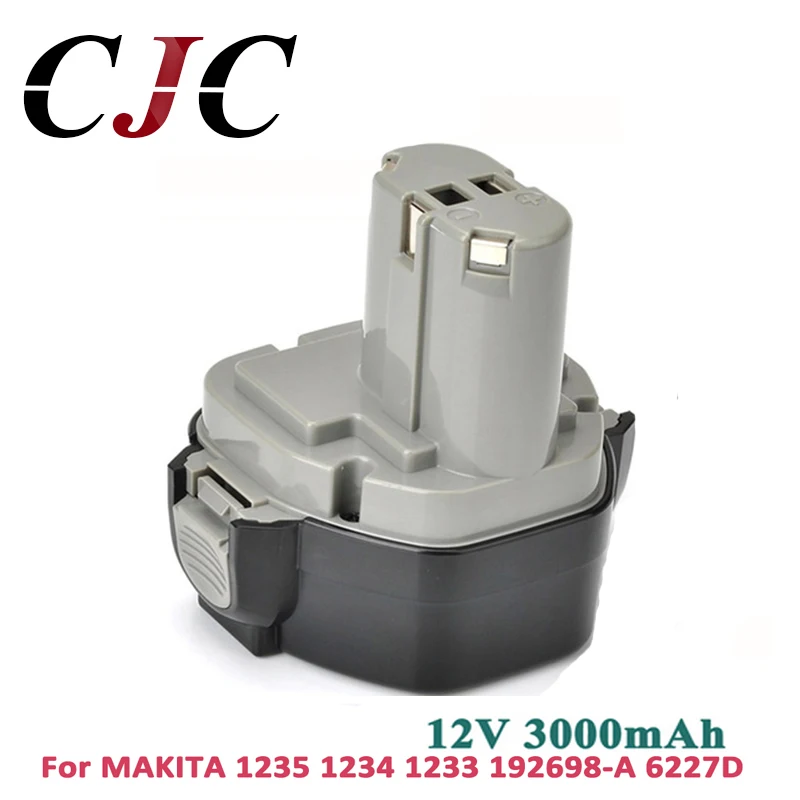 12V 3000mAh 3.0Ah Ni-MH Battery for MAKITA 1234 1235 1233 192698-A 4013D 6227D 8413D 6223D 6980FD Cordless Drill
12V 3000mAh 3.0Ah Ni-MH Battery for MAKITA 1234 1235 1233 192698-A 4013D 6227D 8413D 6223D 6980FD Cordless Drill