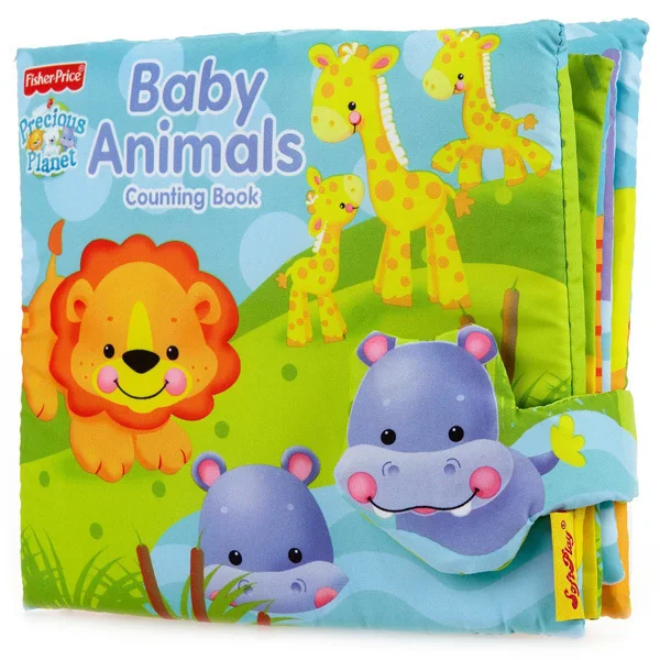 1 шт. книга для счета животных Fisher Baby номер 10 детская первая развивающие обучающие