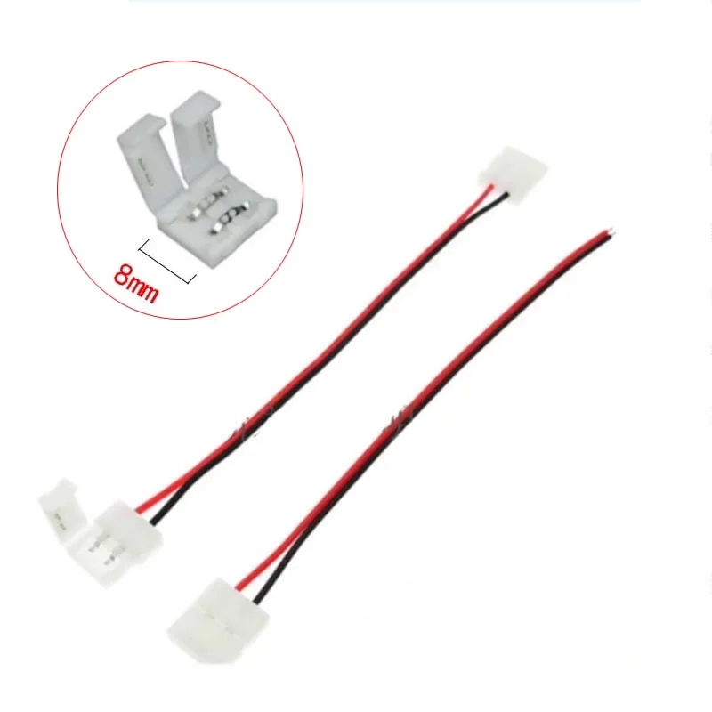 1PCS 5PCS 2 Pin Power 8mm LED Strips Lights Connector Splice Clip For SMD 3528 2835 3014 LED Strip Lamps Lights Bar Conector
1PCS 5PCS 2 Pin Power 8mm LED Strips Lights Connector Splice Clip For SMD 3528 2835 3014 LED Strip Lamps Lights Bar Conector