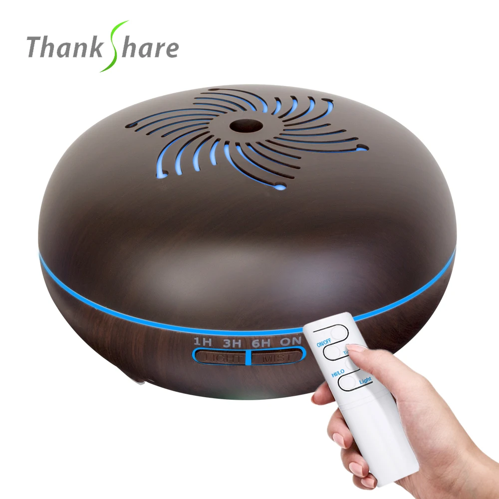 THANKSHARE Aroma Essential Oil Diffuser Humidifier Remote Control Aromatherapy Air Mist Maker for Office SPA wood grain 550ml
THANKSHARE Aroma Essential Oil Diffuser Humidifier Remote Control Aromatherapy Air Mist Maker for Office SPA wood grain 550ml