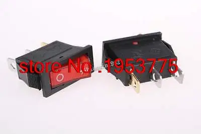100 шт 3 Pin SPST красный неоновый светильник вкл/выкл кулисный переключатель AC 250 V/10A 125 V/15A
100 шт 3 Pin SPST красный неоновый светильник вкл/выкл кулисный переключатель AC 250 V/10A 125 V/15A