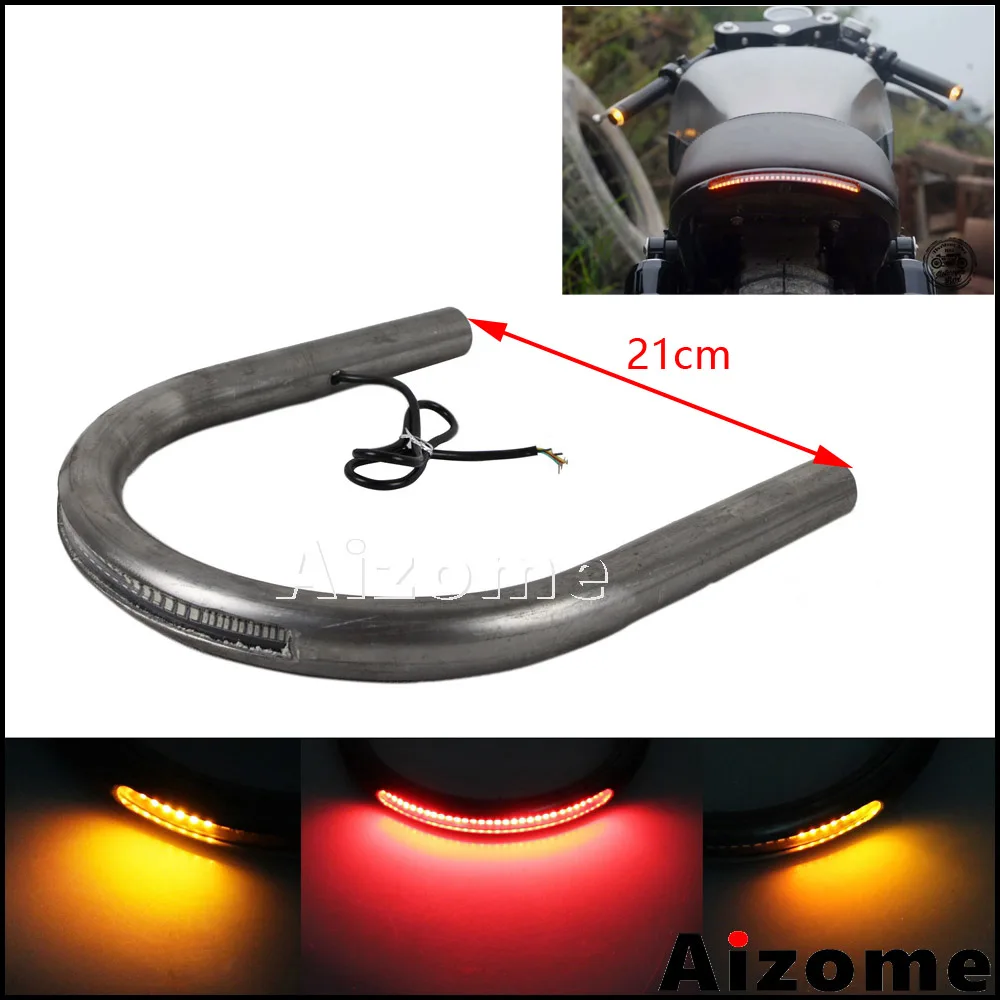 21cm Motorbike Rear Seat Frame Hoop LED Stop Lights Signals Seat Frame 1" Tube Loop For Honda Yamaha Suzuki CB XS GS Cafe Racer
21cm Motorbike Rear Seat Frame Hoop LED Stop Lights Signals Seat Frame 1" Tube Loop For Honda Yamaha Suzuki CB XS GS Cafe Racer