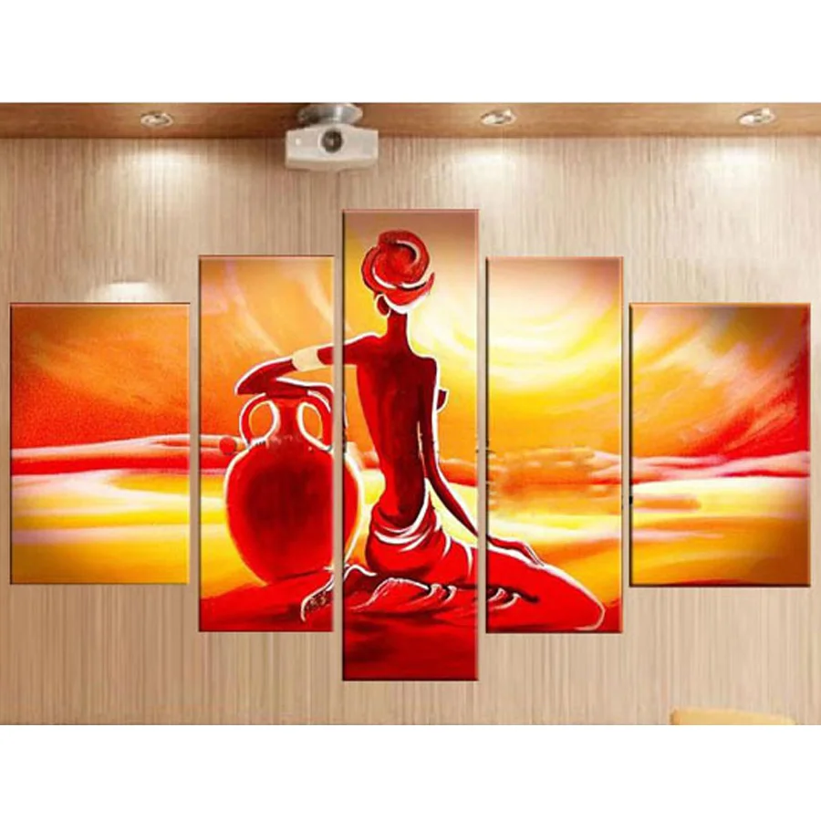 5PCS Full Diamond Embroidery girl Diy Diamond Paintings Full Mosaic wall art Modular pictures canvas pictures for living room
5PCS Full Diamond Embroidery girl Diy Diamond Paintings Full Mosaic wall art Modular pictures canvas pictures for living room