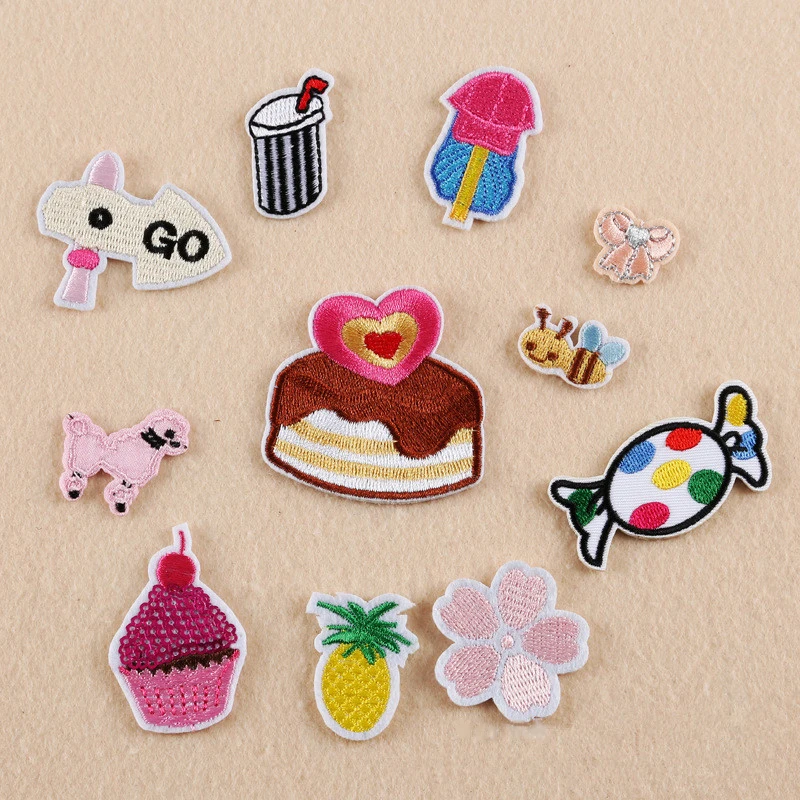 Patches For Clothing Drink/Signpost/Candy/Pineapple/Flower/Pink Dog ect. Mix Patches For Apparel Bag DIY Accessories
Patches For Clothing Drink/Signpost/Candy/Pineapple/Flower/Pink Dog ect. Mix Patches For Apparel Bag DIY Accessories