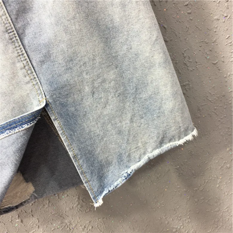 Summer Fall Casual Designer Women Applique Beads Flower Ripped Hole Mid Calf Denim Skirt , Woman Embroidered Tassel Jeans Skirts
Summer Fall Casual Designer Women Applique Beads Flower Ripped Hole Mid Calf Denim Skirt , Woman Embroidered Tassel Jeans Skirts