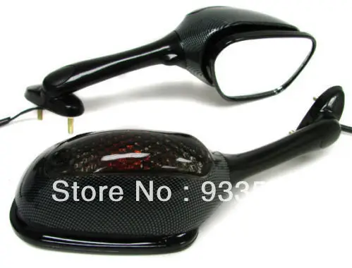 Пара дымовых зеркал из углеродного волокна для 2005 2010 Suzuki GSX R 1000|gsxr carbon fiber|carbon fiber