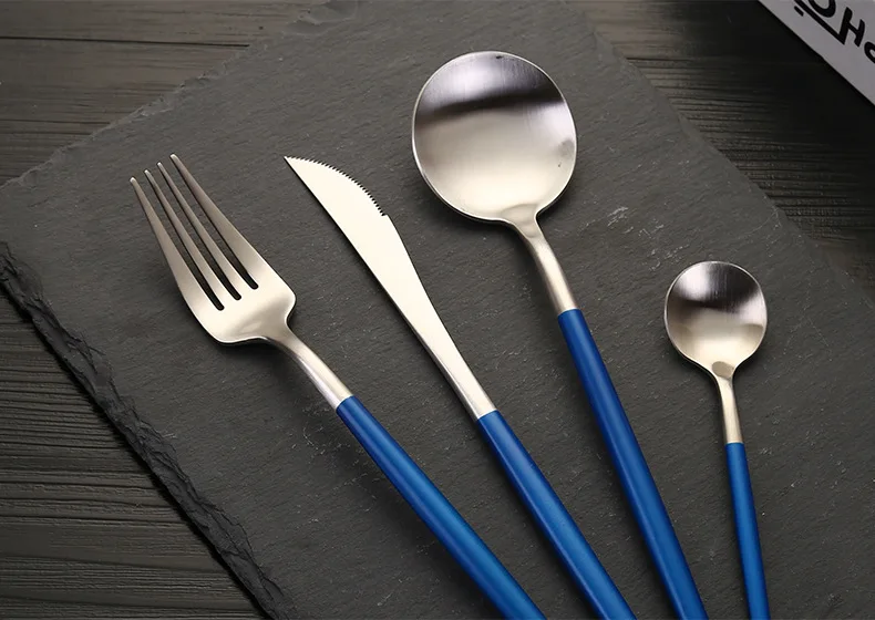 304 stainless steel tableware set 4 pieces/set of knife, spoon, fork, steak knife, dessert spoon, western tableware
304 stainless steel tableware set 4 pieces/set of knife, spoon, fork, steak knife, dessert spoon, western tableware
