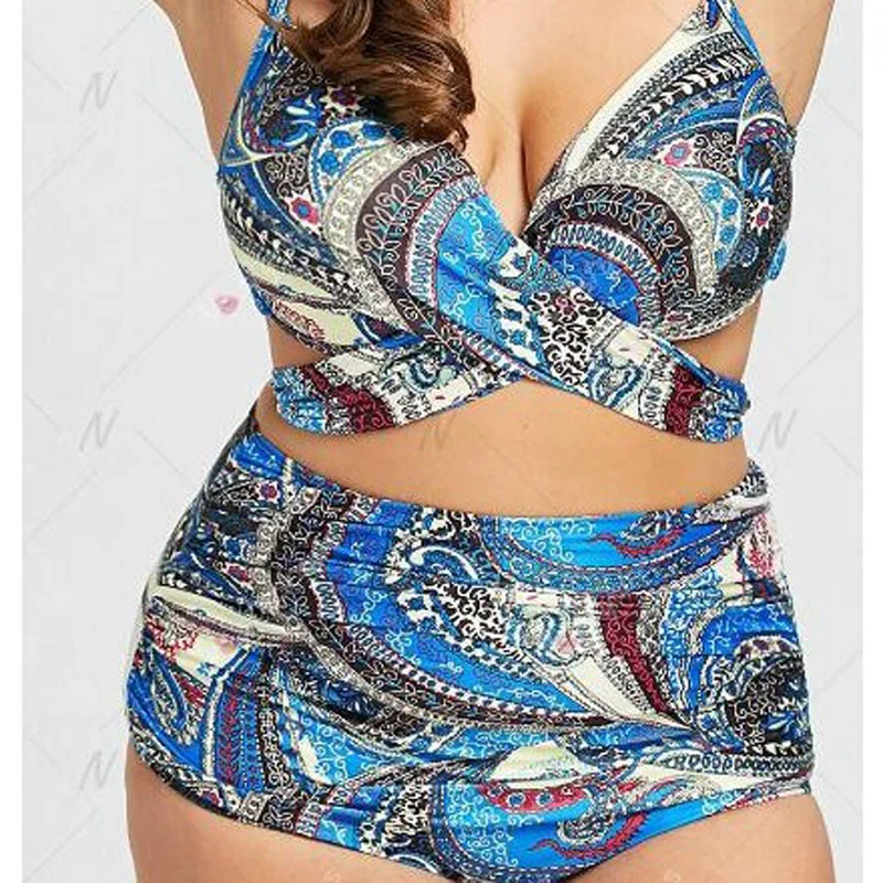 Plus Size Swimwear Women 2018 Sexy Cross Criss Bikinis Push up Swimwear Women Print Swimsuit Female High Waisted Bathing Suit
Plus Size Swimwear Women 2018 Sexy Cross Criss Bikinis Push up Swimwear Women Print Swimsuit Female High Waisted Bathing Suit