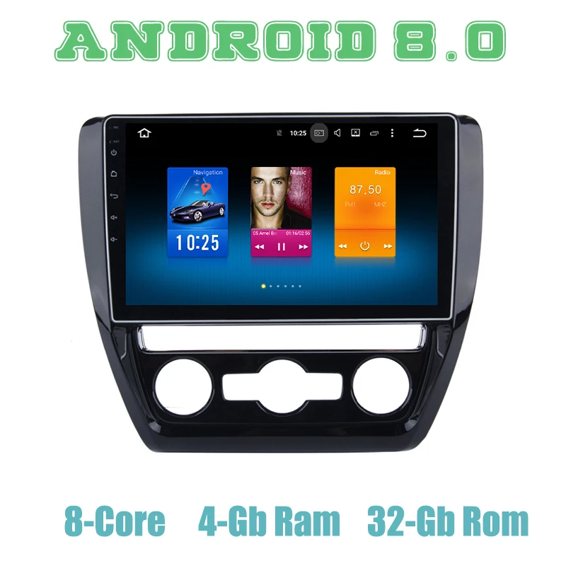 Автомобильный проигрыватель с радио и gps Восьмиядерный PX5 Android 9 0 для vw Jetta 2011 2015 4 +