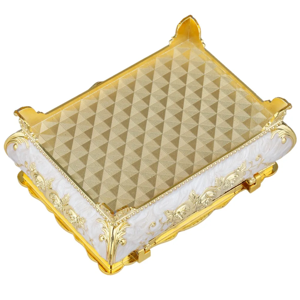 TUMBEELLUWA Vintage Enameled Rectangular Decorative Collectible Jewelry Trinket Box for Women
TUMBEELLUWA Vintage Enameled Rectangular Decorative Collectible Jewelry Trinket Box for Women