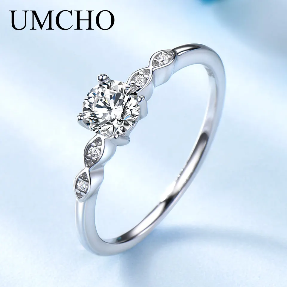 UMCHO Genuine 925 Sterling Silver Rings Engagement Rings For Women Brand Trendy Party Accessories Fine Jewelry 2018 New Arrivals
UMCHO Genuine 925 Sterling Silver Rings Engagement Rings For Women Brand Trendy Party Accessories Fine Jewelry 2018 New Arrivals