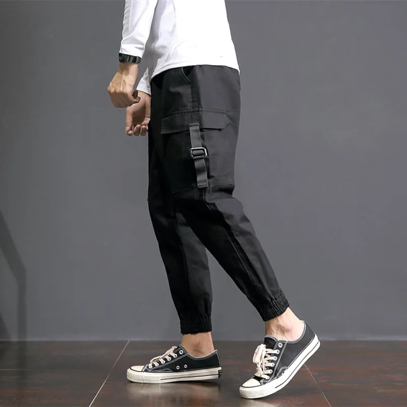 Hot Sale Men Harem Pants Boys Fashion 2018 Spring Side Pocket Design Men's Joggers Plus Size Casual Mid Waist Trousers Male 5XL | Мужская