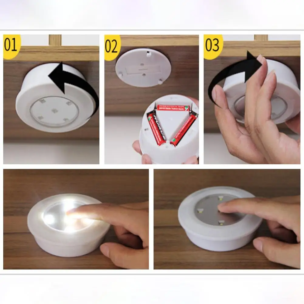 SOLLED Smart Battery LED Night Lamp/Remote Control Wall Light Home Office Decoration
SOLLED Smart Battery LED Night Lamp/Remote Control Wall Light Home Office Decoration