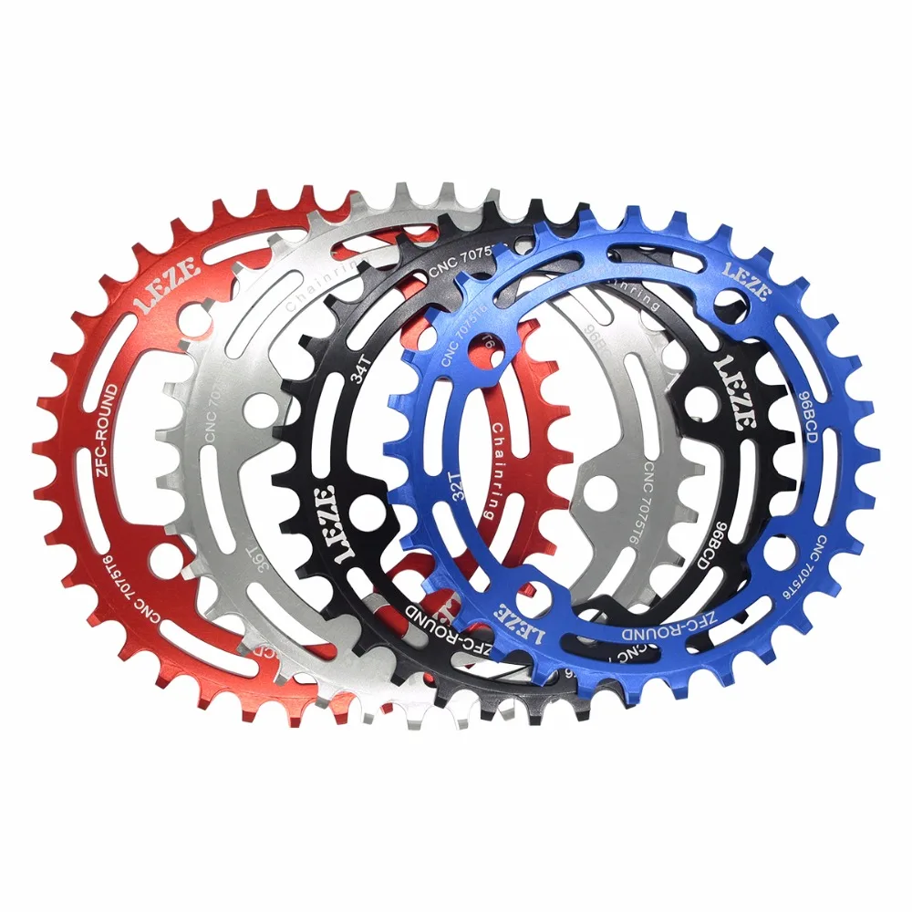 Round 96BCD 32T/34T/36T Cycling Chain Ring Narrow Wide Chainwheel Circle Crankset Plate Ultralight AL 7075 T6 MTB Bike Chainring
Round 96BCD 32T/34T/36T Cycling Chain Ring Narrow Wide Chainwheel Circle Crankset Plate Ultralight AL 7075 T6 MTB Bike Chainring