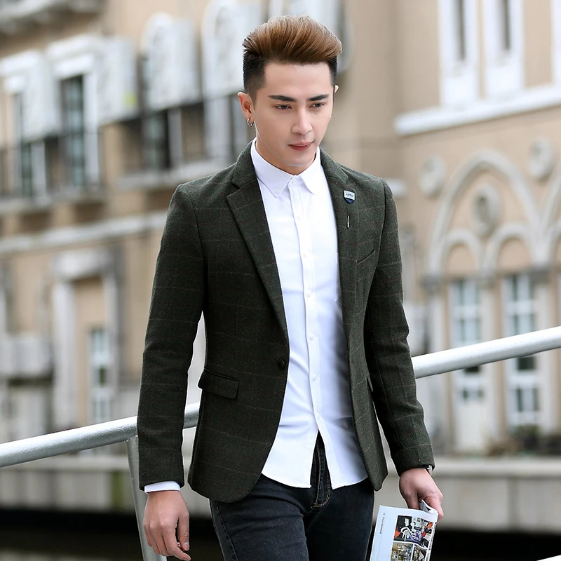 2018 autumn and winter men's suit new men's large size sanding suit single West Slim professional men's clothing store
2018 autumn and winter men's suit new men's large size sanding suit single West Slim professional men's clothing store