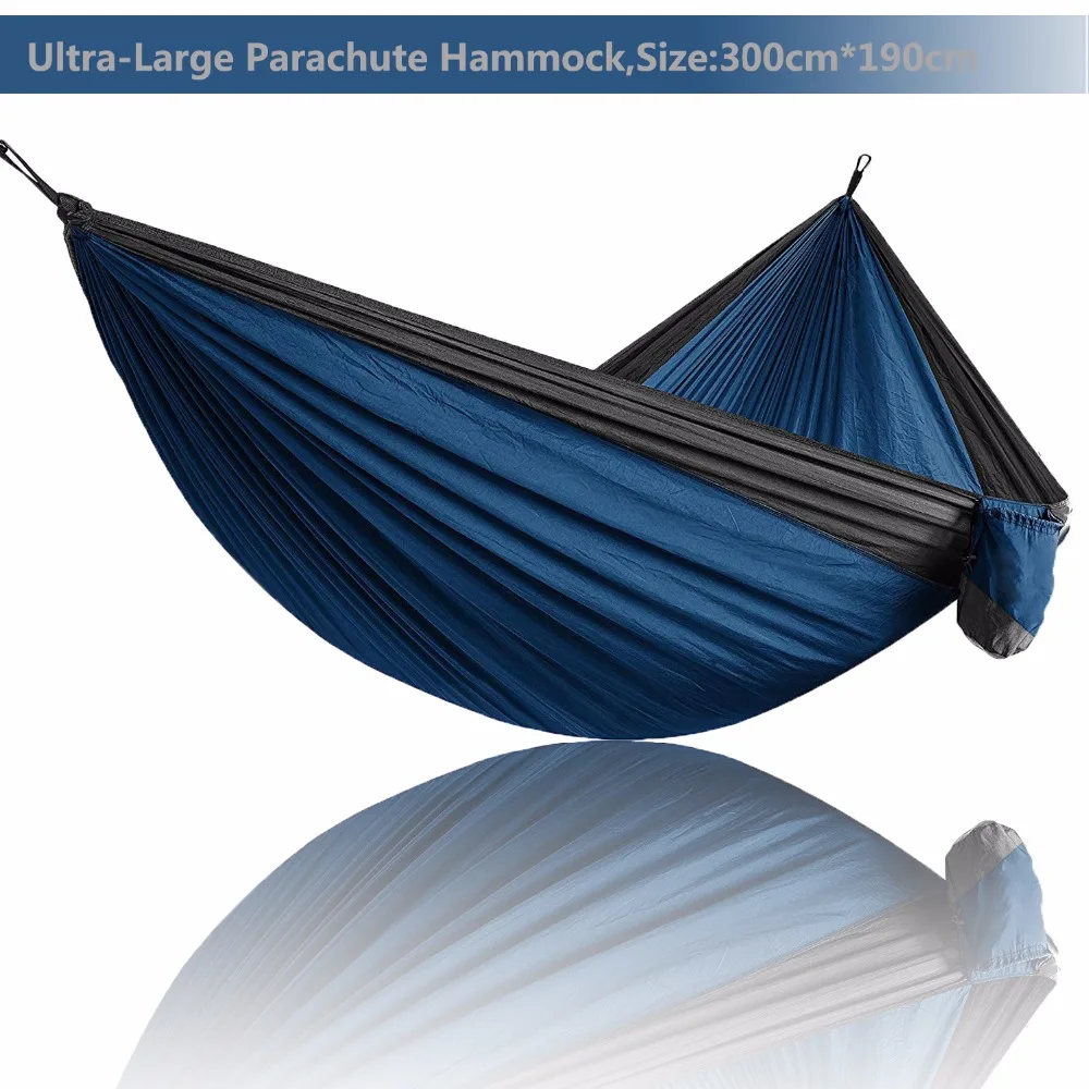 Ultra-Large Light weight Parachute Hammock Camping Survival Garden Hunting Leisure Hamac Travel Double Person Hamak Ramac
Ultra-Large Light weight Parachute Hammock Camping Survival Garden Hunting Leisure Hamac Travel Double Person Hamak Ramac