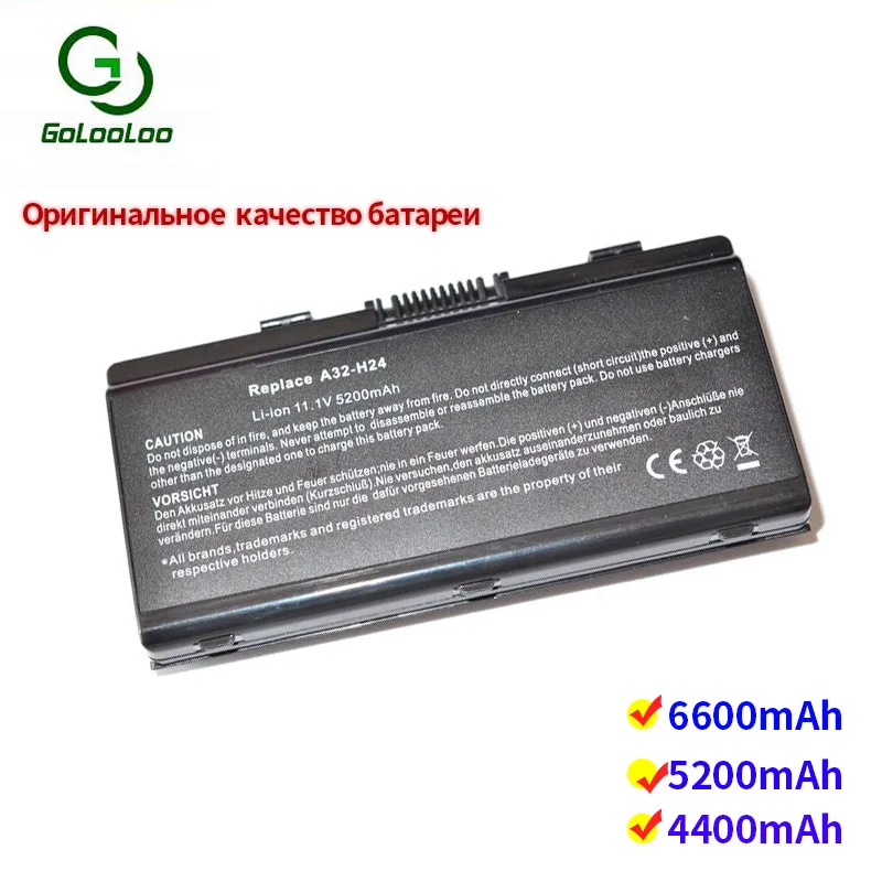 Golooloo 6 cells laptop battery A32-H24 L062066 1510-07KB000 For Philco:PHN14PH24 For Megaware: C2 For NEO A3152 A3150 2252 4100
Golooloo 6 cells laptop battery A32-H24 L062066 1510-07KB000 For Philco:PHN14PH24 For Megaware: C2 For NEO A3152 A3150 2252 4100