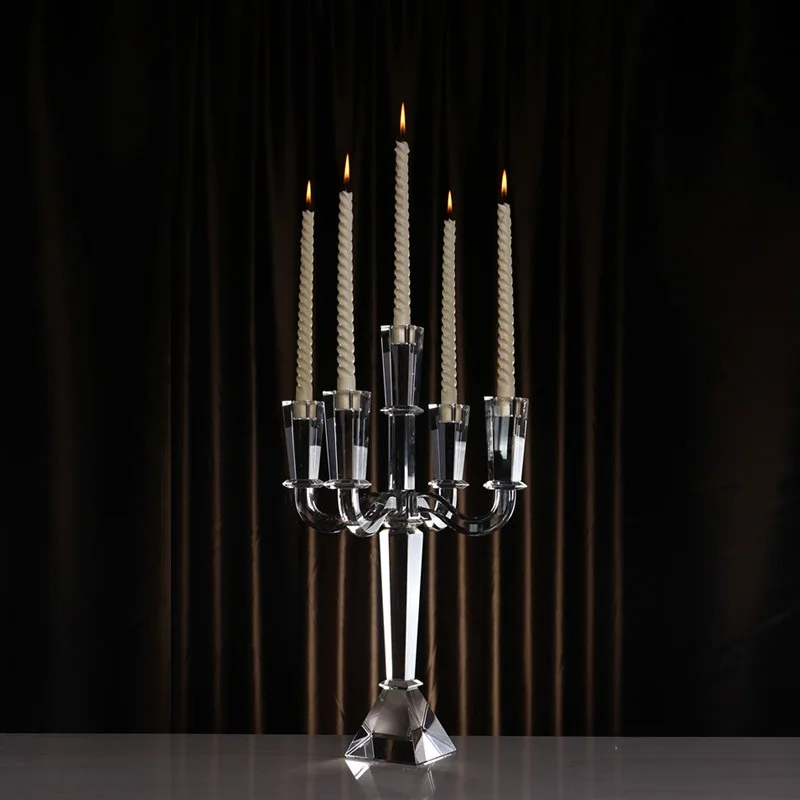 5 arms Crystal Candle Holders Demountable And Beautiful Home Decorative Table Centerpieces Glass Candelabra By Handmade
5 arms Crystal Candle Holders Demountable And Beautiful Home Decorative Table Centerpieces Glass Candelabra By Handmade