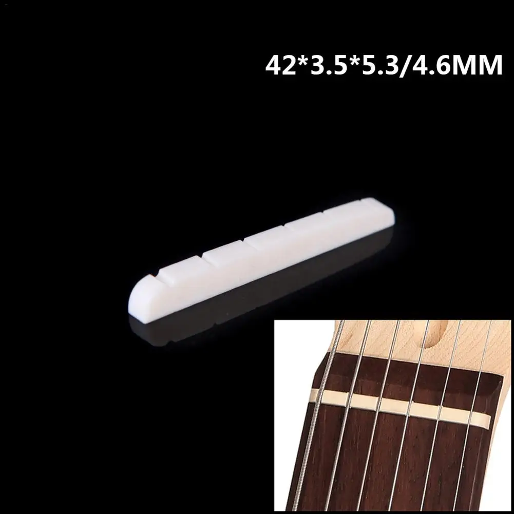 42mm/1.65in Bone Nut For 6 Strings Electric Stratocaster Tele ST TL 42*3.5*5.3mm (1.65 * 0.14* 0.21in)
42mm/1.65in Bone Nut For 6 Strings Electric Stratocaster Tele ST TL 42*3.5*5.3mm (1.65 * 0.14* 0.21in)