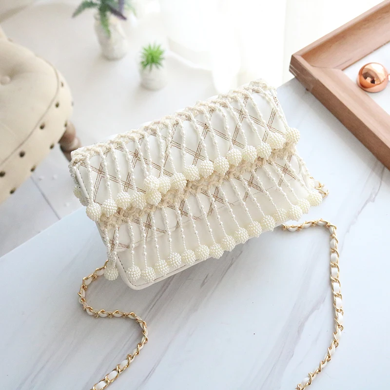 Brand luxury Pearl Women's Bag PU Leather Female Flap Bag Chain Women Shoulder Messenger Bags Handbags Women Bags Designer 568
Brand luxury Pearl Women's Bag PU Leather Female Flap Bag Chain Women Shoulder Messenger Bags Handbags Women Bags Designer 568