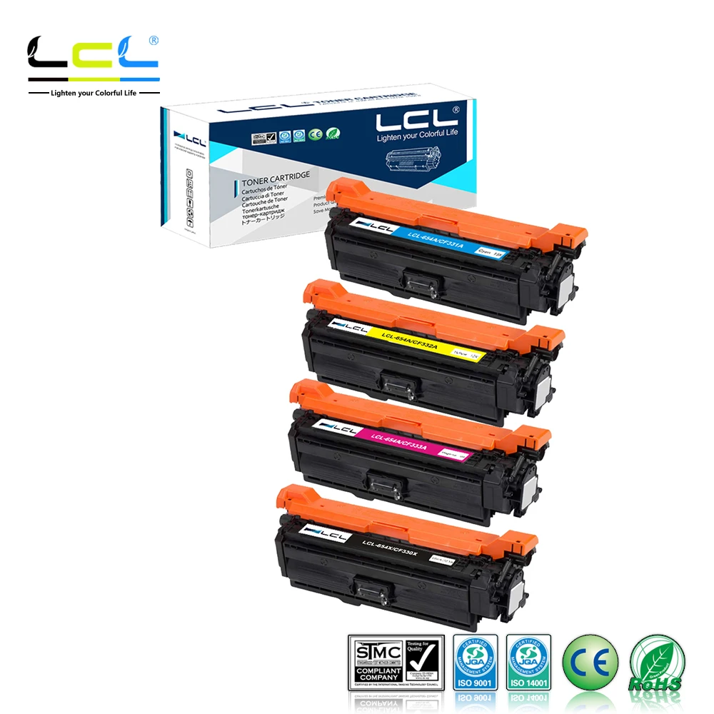 LCL 654A 654X CF330X CF331A CF332A CF333A (4-Pack) картриджи с тонером, совместимые для принтеров hp color LaserJet Enterprise M651d
LCL 654A 654X CF330X CF331A CF332A CF333A (4-Pack) картриджи с тонером, совместимые для принтеров hp color LaserJet Enterprise M651d