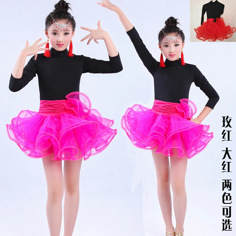 Children's Latin dance practice costumes girls spring and autumn new Latin dance dress children's play costumes dress
Children's Latin dance practice costumes girls spring and autumn new Latin dance dress children's play costumes dress