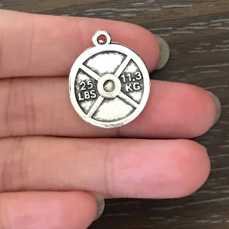 8PCS DIY Charm Fitness Weight Lifting Charm Zinc Alloy fitness Pendant Charm for Bracelet Necklace Earrings Jewelry Making
8PCS DIY Charm Fitness Weight Lifting Charm Zinc Alloy fitness Pendant Charm for Bracelet Necklace Earrings Jewelry Making