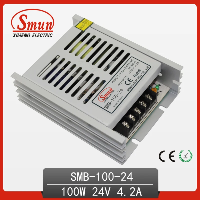 Фото SMUN SMB 100 24 Вт ультратонкий источник питания с одним выходом и переключением режима