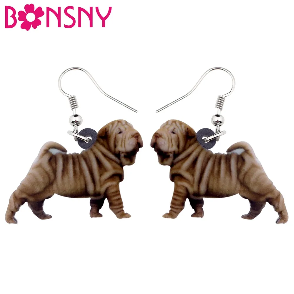 Bonsny Acrylic Novelty Shar Pei Dog Earrings Big Long Dangle Drop Fashion Animal Jewelry For Women Girl Ladies Teens Accessories
Bonsny Acrylic Novelty Shar Pei Dog Earrings Big Long Dangle Drop Fashion Animal Jewelry For Women Girl Ladies Teens Accessories