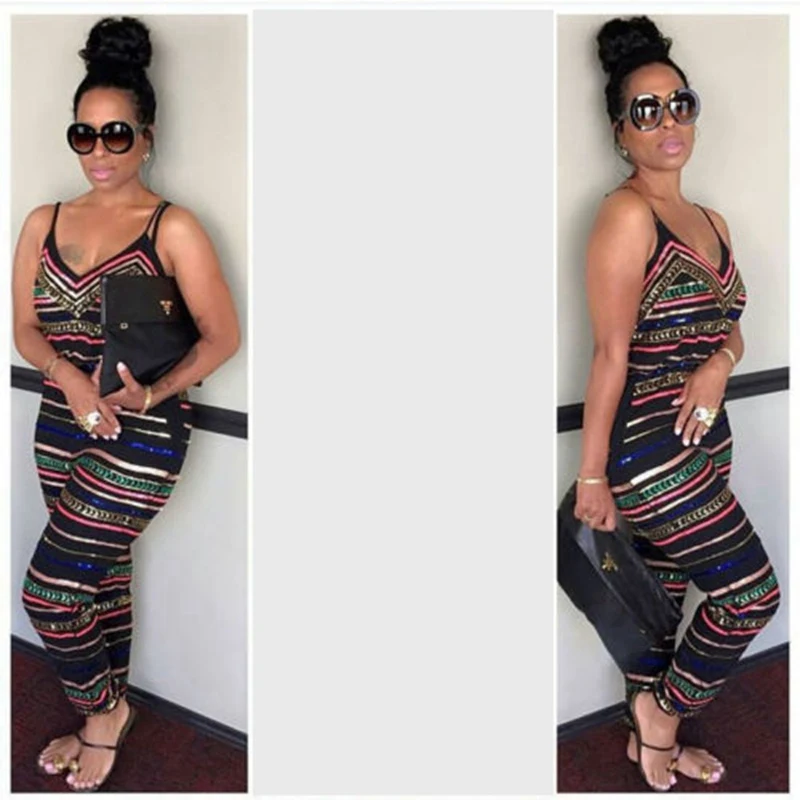 2019 Women Girls New Fashion Casual Striped Spaghetti Strap Jumpsuit Summer V-Neck Backless Jumpsuits Plus Size Hot
2019 Women Girls New Fashion Casual Striped Spaghetti Strap Jumpsuit Summer V-Neck Backless Jumpsuits Plus Size Hot