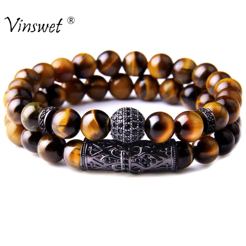 2Pcs Luxury Fashion Men's Bracelet Natural Yellow Tiger Eye Stone Bracelets for Women Elasticity Rope Charm BraceletJewelry Gift
2Pcs Luxury Fashion Men's Bracelet Natural Yellow Tiger Eye Stone Bracelets for Women Elasticity Rope Charm BraceletJewelry Gift