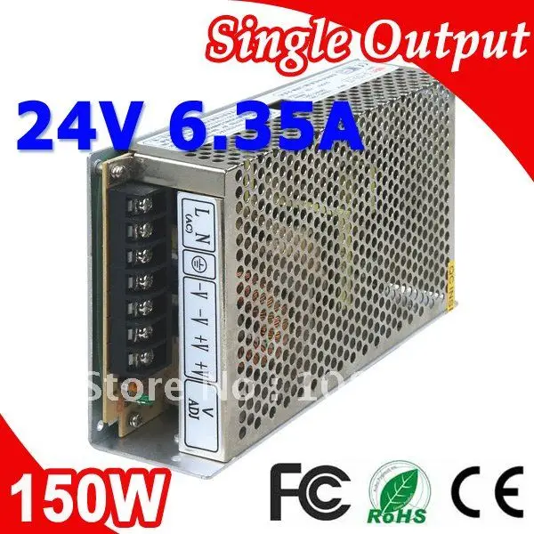 

S-150-24 LED Switching Power Supply 110V 220V AC to DC 24V 6.5A 150W Output