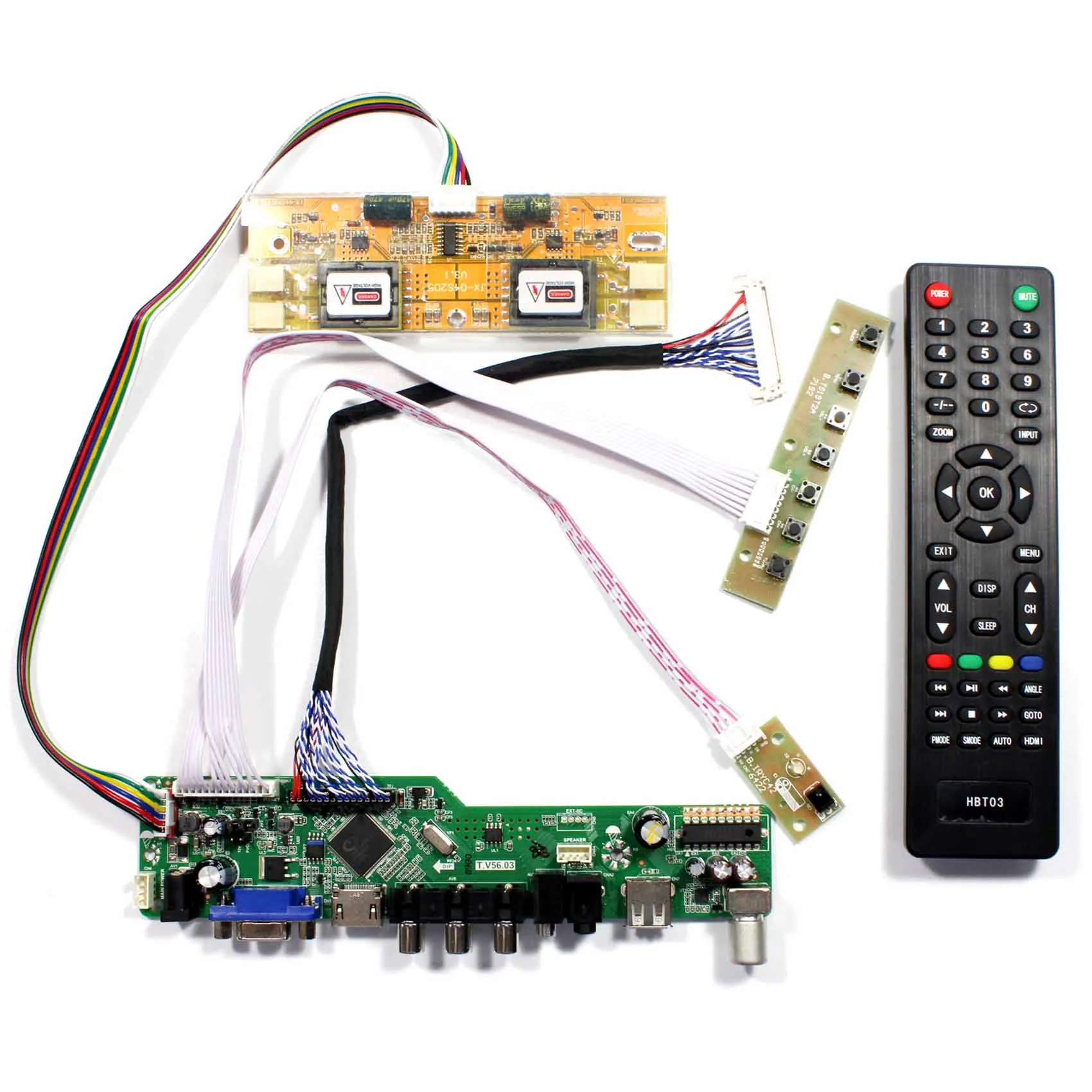 TV HD MI VGA AV USB LCD Controller Board Work for 20inch M200O1-L01 M200O1-L05 1600x900 LCD Panel
TV HD MI VGA AV USB LCD Controller Board Work for 20inch M200O1-L01 M200O1-L05 1600x900 LCD Panel