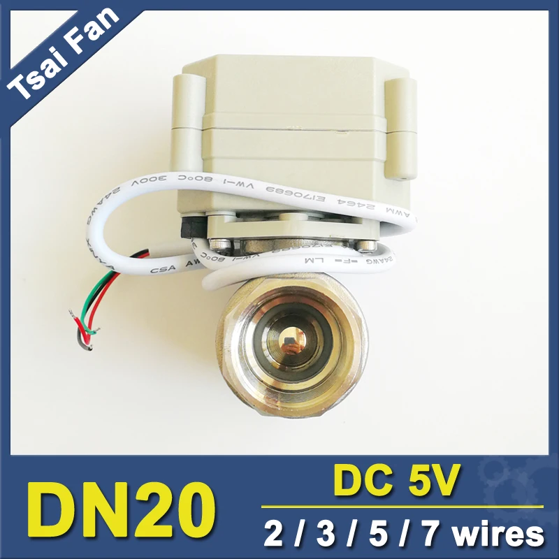 Quality Electric Metal Gear Valve TF20-S2-C Stainless DN20 Full Bore NPT/BSP 3/4" Electric Shut Off Valve DC5V 2/3/5/7 Wires
Quality Electric Metal Gear Valve TF20-S2-C Stainless DN20 Full Bore NPT/BSP 3/4" Electric Shut Off Valve DC5V 2/3/5/7 Wires